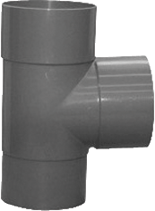 T-stuk 50mm 90° mof/mof/spie